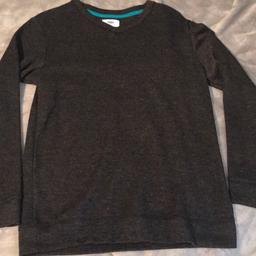 Grey v-neck sweater